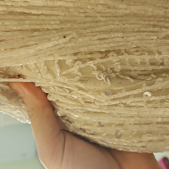 Nadine Merabi White Sadie Dress in size SM - Picture 13 of 14